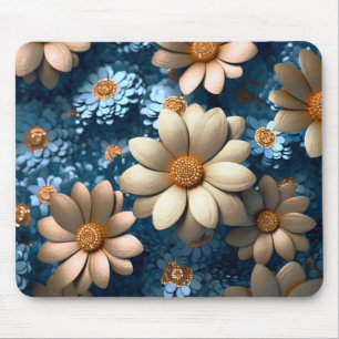 Blumenmuster Mousepad
