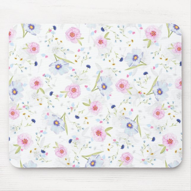 Blumenmuster Mousepad (Vorne)