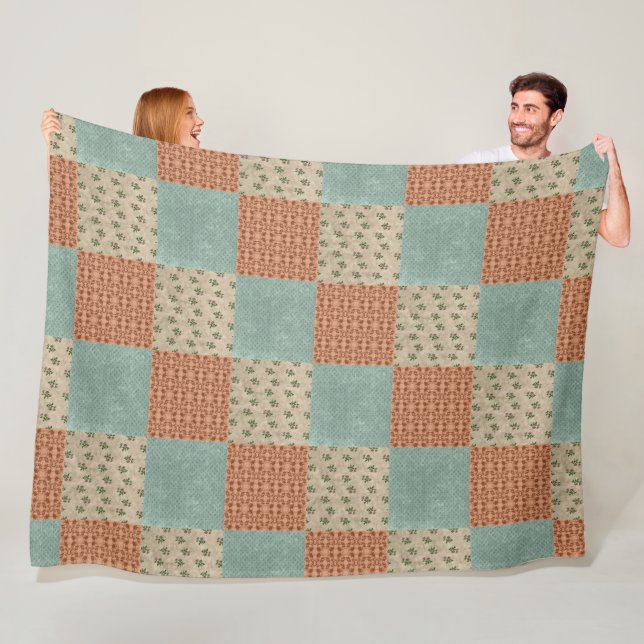 Blumenmuster Muster Blanket Fleecedecke (Beispiel)