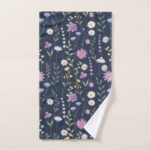 Blumenmuster-Muster-Fashion-Frühlingsblumen Handtuch