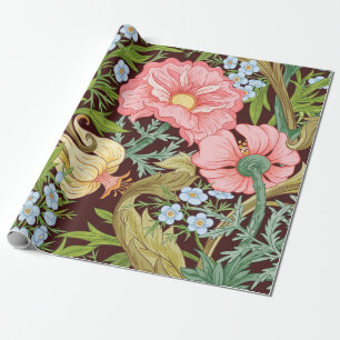 Blumenmuster nahtlos Hintergrund mit In Art Geschenkpapier