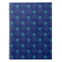 Blumenmuster-Notebook Notizblock