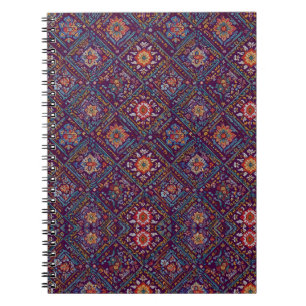 Blumenmuster notizblock