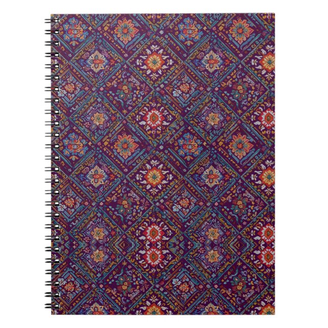 Blumenmuster  notizblock (Vorderseite)