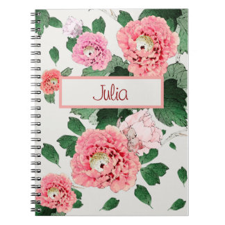Blumenmuster Notizblock