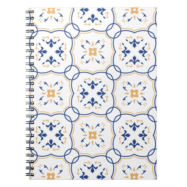 Blumenmuster Notizblock (Vorderseite)