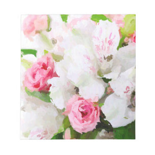 Blumenmuster Notizblock