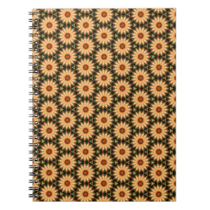 Blumenmuster Notizblock