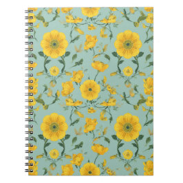 Blumenmuster Notizbücher