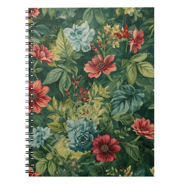 Blumenmuster Notizbücher (Vorderseite)