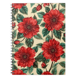 Blumenmuster Notizbücher