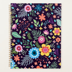 Blumenmuster Planer
