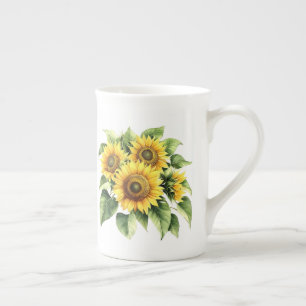 Blumenmuster prozellantasse