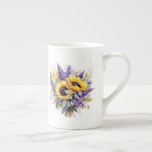 Blumenmuster prozellantasse