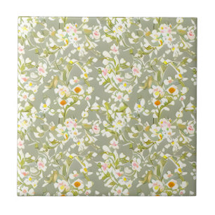 Blumenmuster Schlüsselblumen Fliese