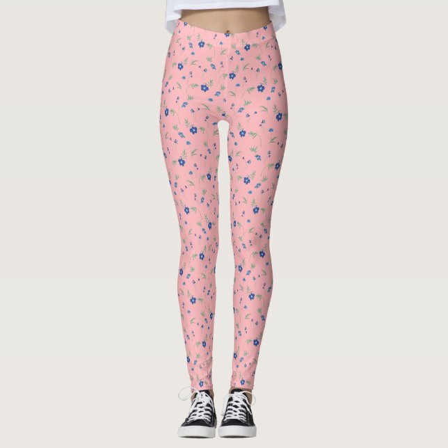 Blumenmuster | Schönheit der Flora Leggings (Vorderseite)