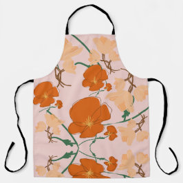 Blumenmuster Schürze