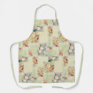 Blumenmuster Schürze