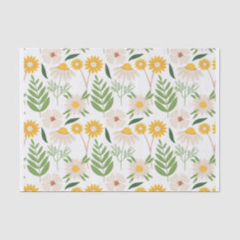 Blumenmuster Seidenpapier
