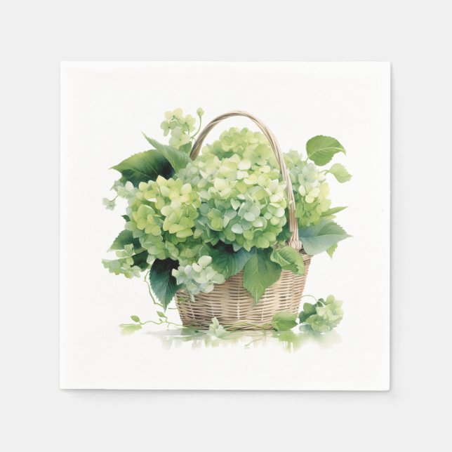 Blumenmuster  serviette (Vorderseite)