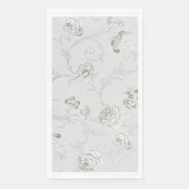 Blumenmuster Serviette (Vorderseite)