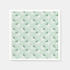 Blumenmuster Serviette