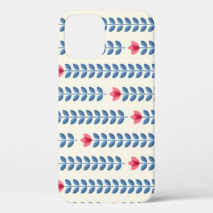 Blumenmuster Skandinavische Geometrische Retro-Tap Case-Mate iPhone Hülle
