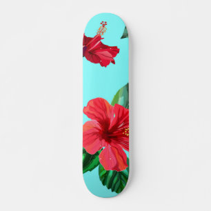 Blumenmuster Skateboard