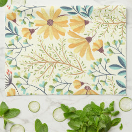 Blumenmuster - Stilvolle Abstrakte Tapete Geschirrtuch