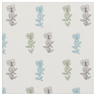Blumenmuster Stoff