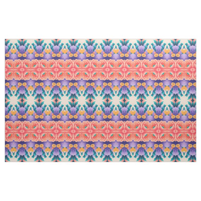 Blumenmuster Stoff (Fat Quarter (45,7 x 55,9 cm))