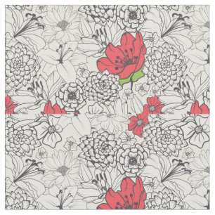 Blumenmuster Stoff
