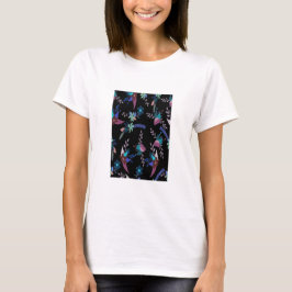 Blumenmuster T-Shirt