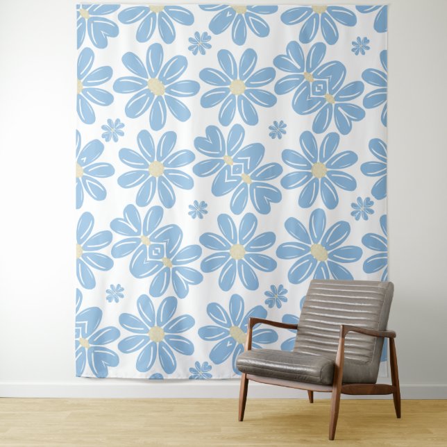 Blumenmuster - Tapestry Wandteppich (Beispiel)