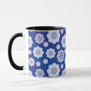 Blumenmuster Tasse