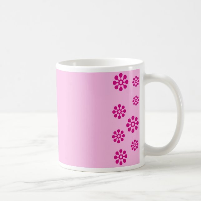 Blumenmuster Tasse (Rechts)