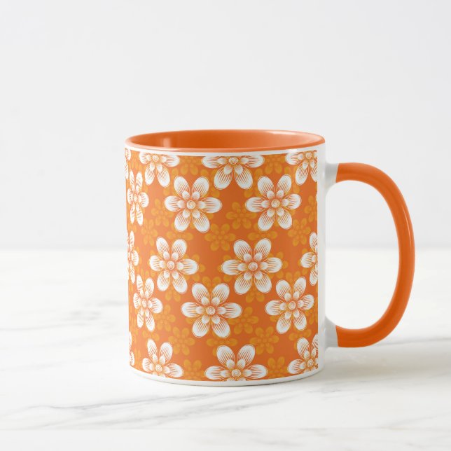 Blumenmuster Tasse (Rechts)