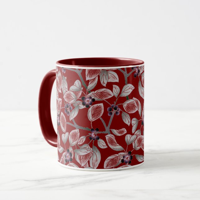 Blumenmuster Tasse (Vorderseite Links)