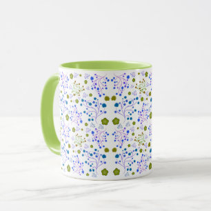 Blumenmuster Tasse