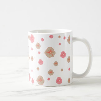 Blumenmuster-Tasse Kaffeetasse