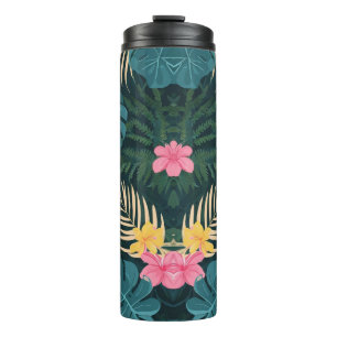 Blumenmuster Thermosbecher