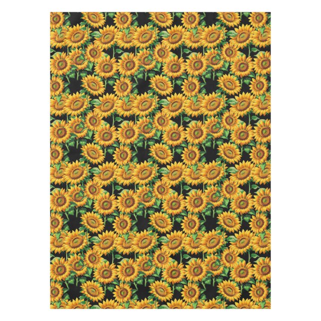 Blumenmuster Tischdecke (Vorderseite)
