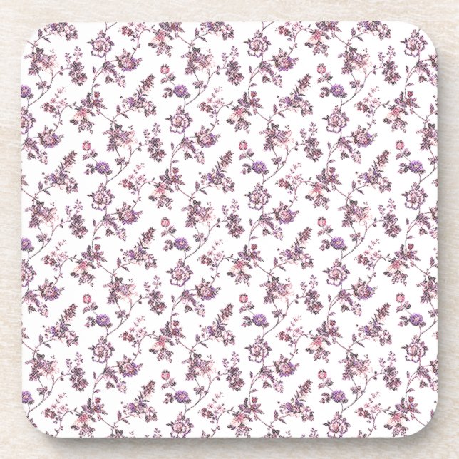 Blumenmuster Untersetzer (Vorderseite)
