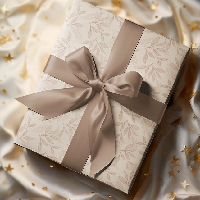 Blumenmuster Vintag Romance Blätter Muster Geschenkpapier (Von Creator hochgeladen)