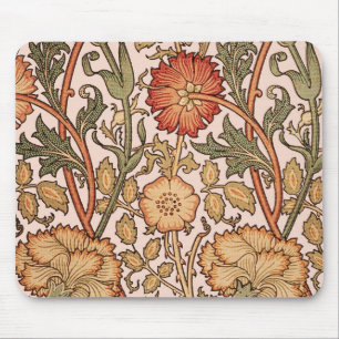 Blumenmuster Vintag rosa Designer-Stoff Mousepad
