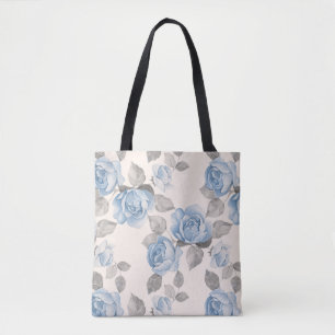 Blumenmuster Vintage blaue Rose