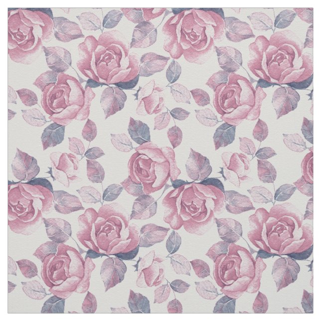 Blumenmuster. Vintage Rosen Stoff (Muster)