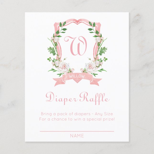 Blumenmuster-Wappen-Windeln (Vorderseite)