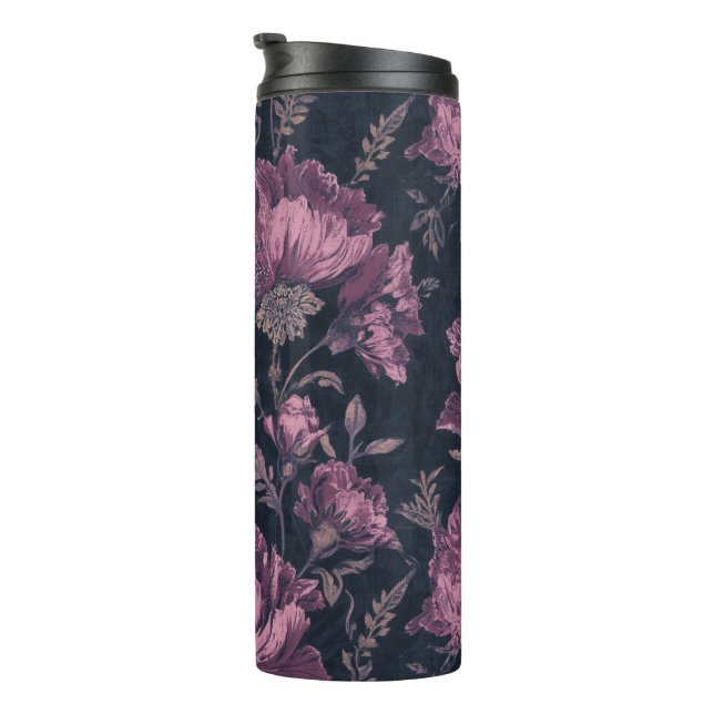 Blumenmuster-Wärmebecher Thermosbecher (Nach rechts gedreht)