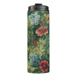 Blumenmuster-Wärmebecher Thermosbecher
